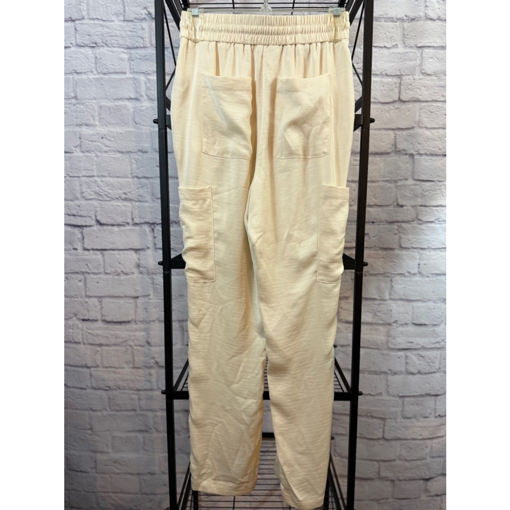 SKIES ARE BLUE womens cream colored 2 piece lounge set - Picture 5 of 12